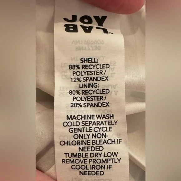 Joy Lab Women’s pleated checkered tennis skirt with attached shorts - Size L - Picture 11 of 13